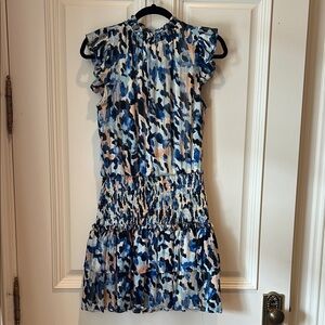 TCEC navy patterned dress